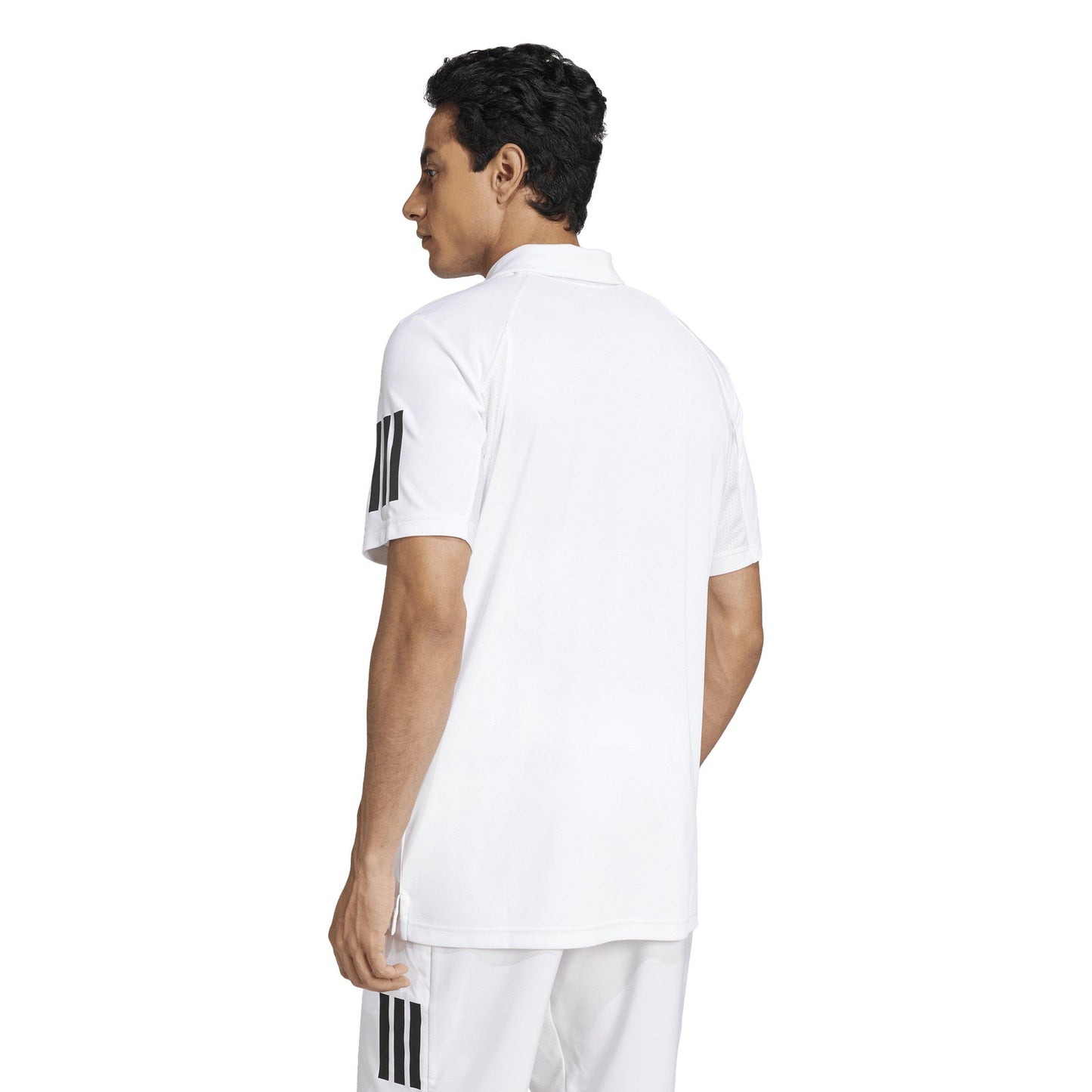 adidas Club 3 Stripe Polo Shirt Mens