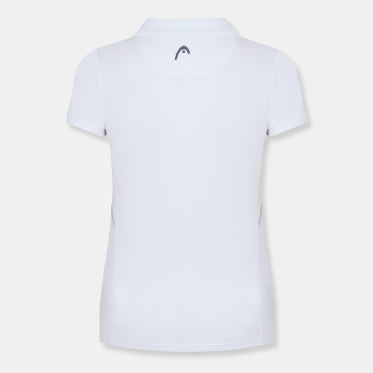 HEAD Women's Club Technical Short Sleeve Performance Polo Shirt