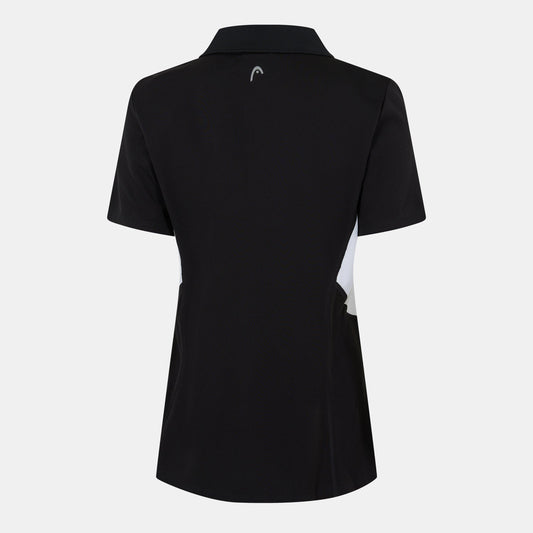 HEAD Women's Club Tech Short Sleeve Performance Polo Shirt