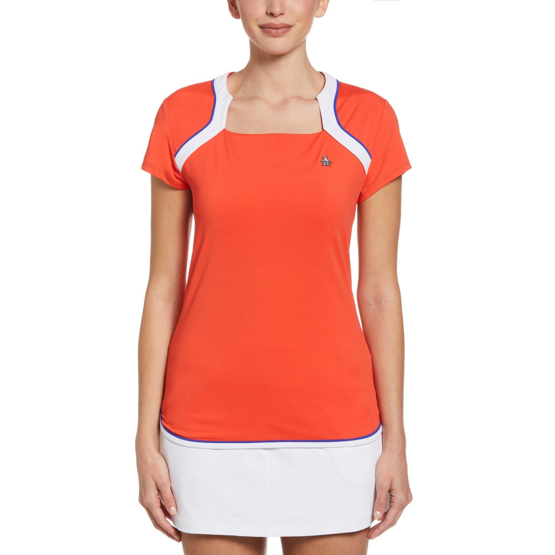 Original Penguin Short-Sleeve Round Neckline Womens