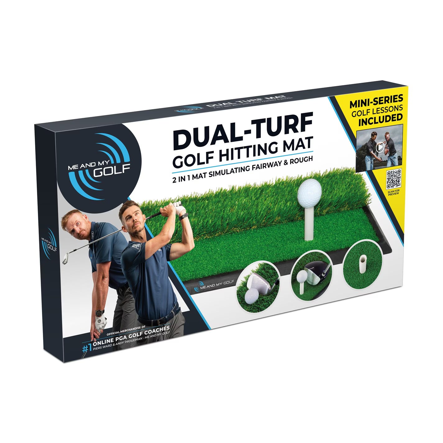 Me And My Golf Dual-Turf Golf Hitting Mat