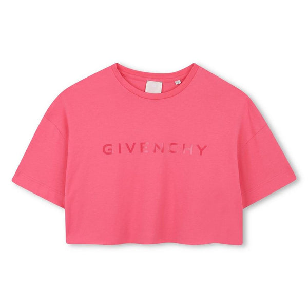 GIVENCHY Logo Crop T-Shirt Juniors