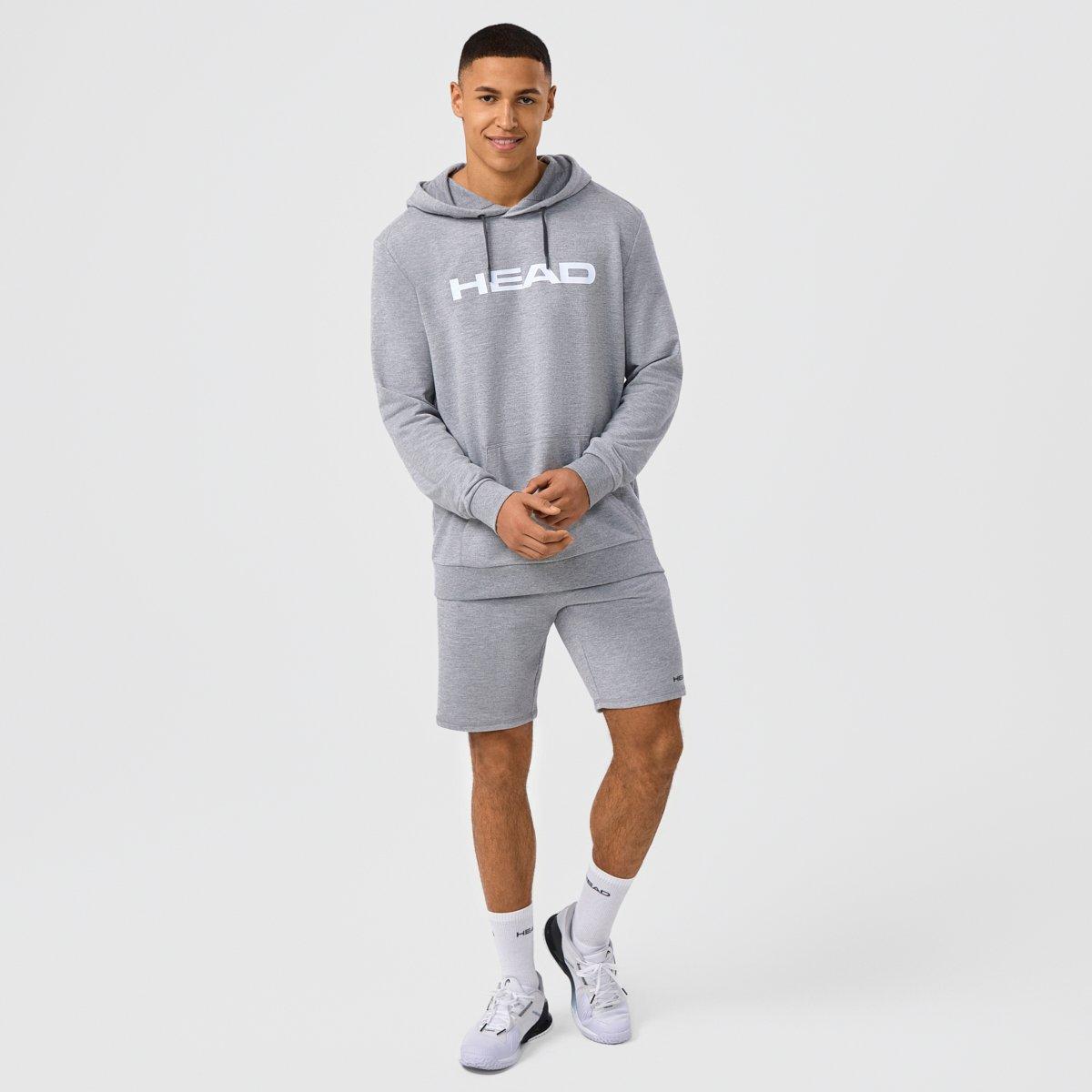 HEAD Men's Club Original Cotton French Terry Long Sleeve Performance Tennis Jacket