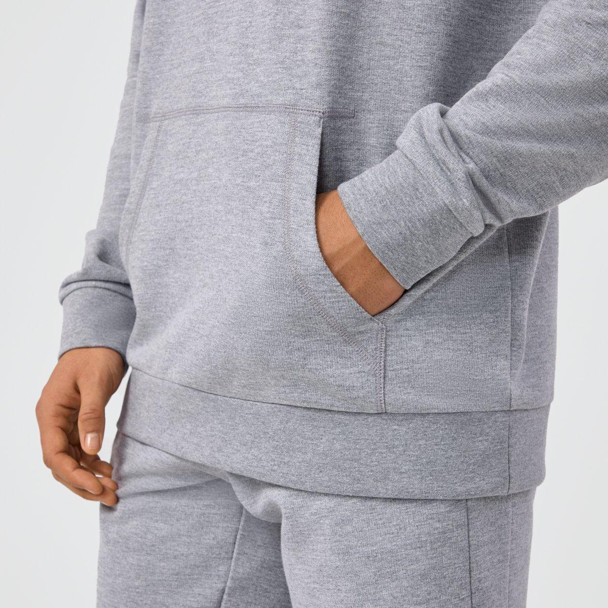 HEAD Men's Club Original Cotton French Terry Long Sleeve Performance Tennis Jacket