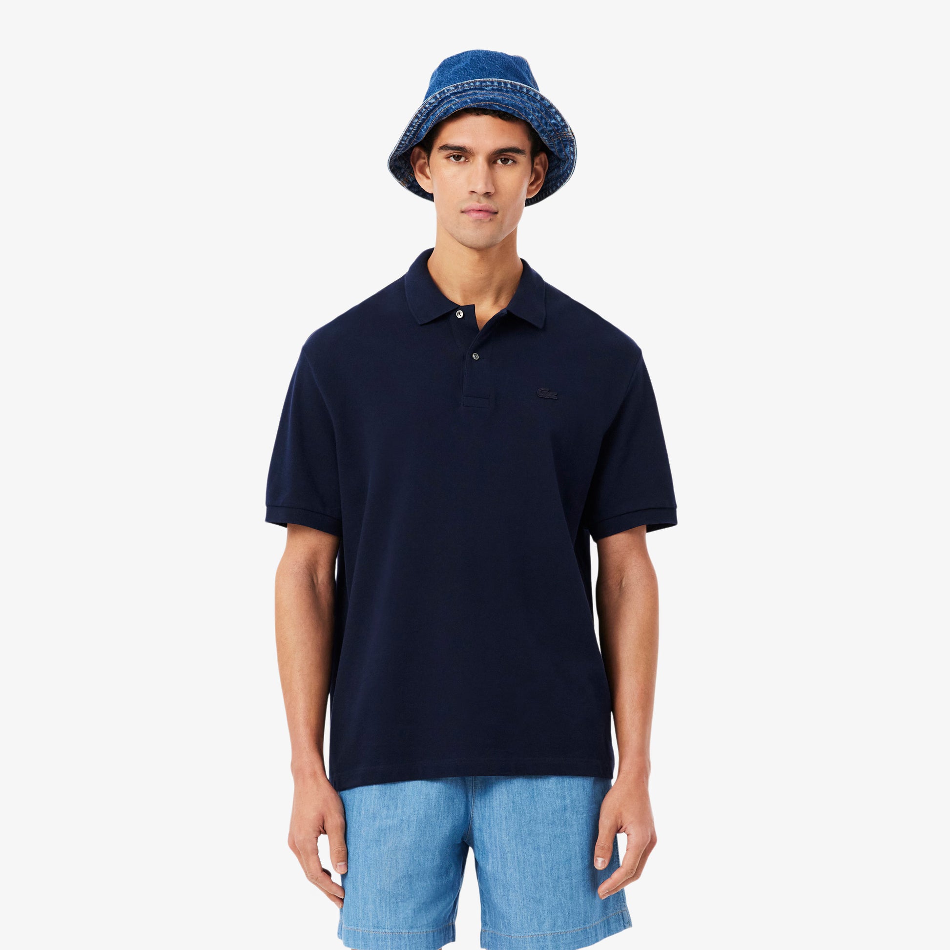 Loose Fit Heavy Piqué Polo Shirt