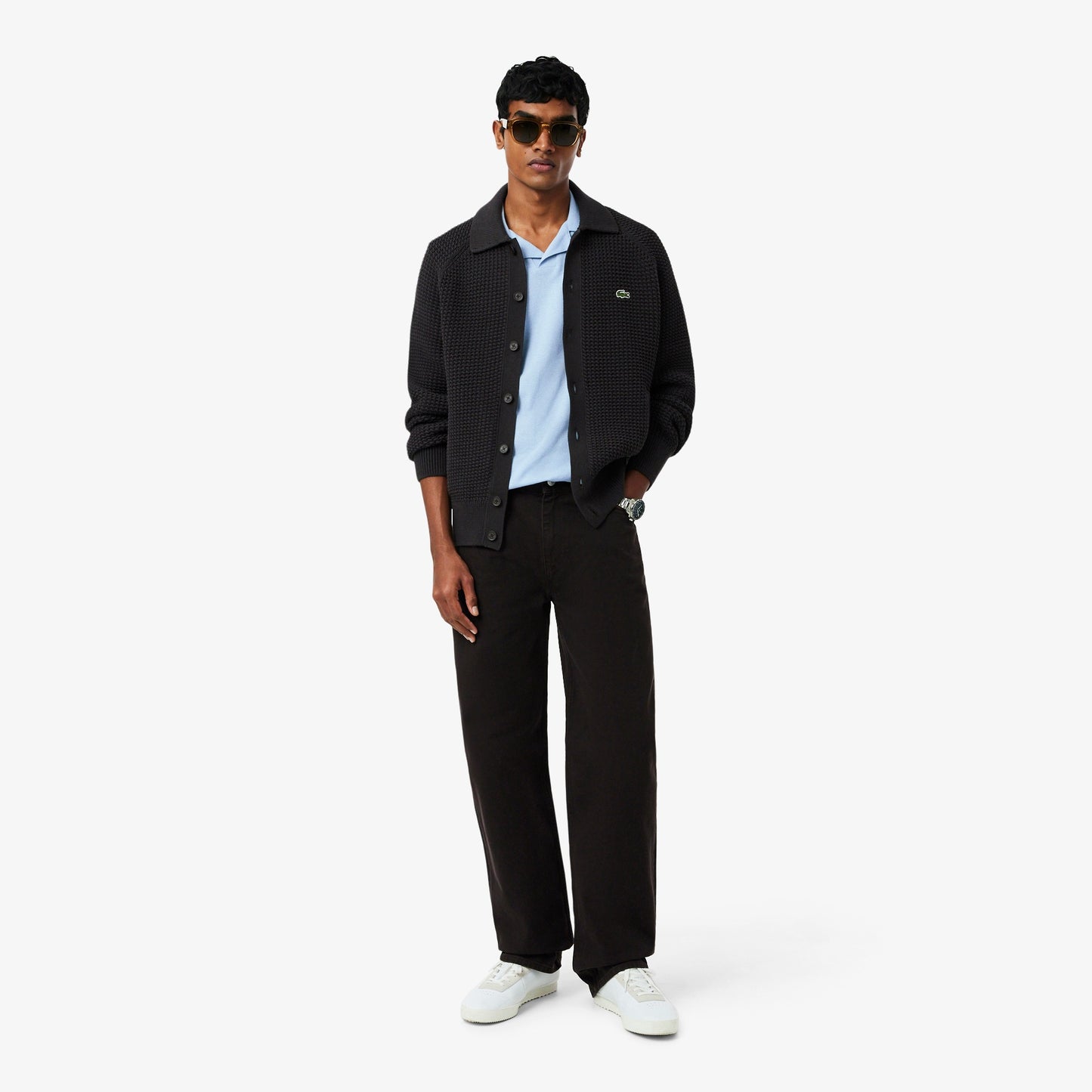 Classic Fit Cotton-Linen Polo Shirt