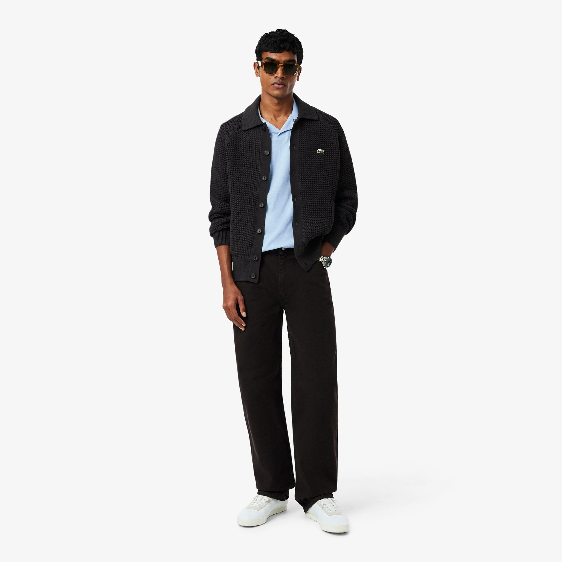 Classic Fit Cotton-Linen Polo Shirt