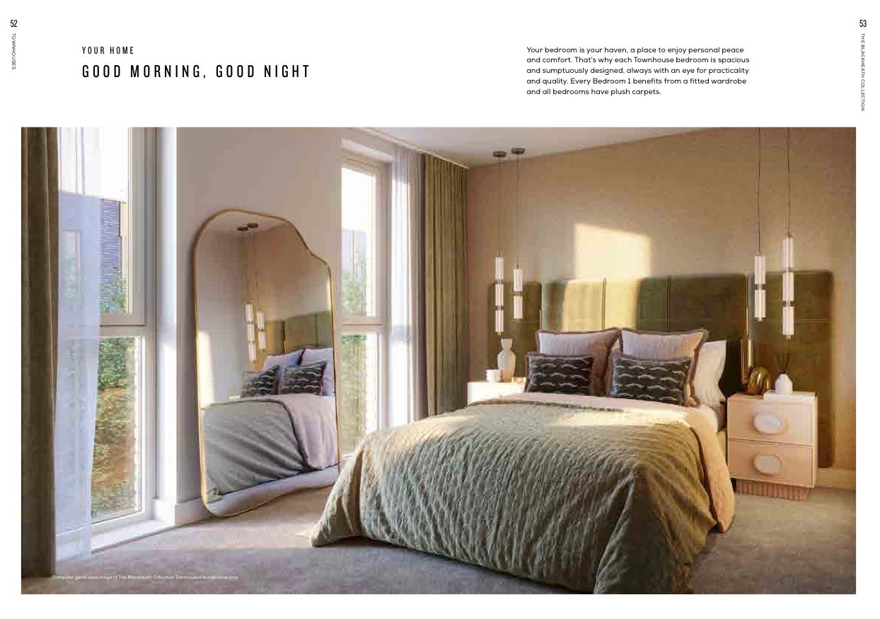 The Blackheath Collection Townhouses — Spacious 4 Bedroom — 3 Bathroom TownHomes — Greenwich SE3 9YY — Kidbrooke Village