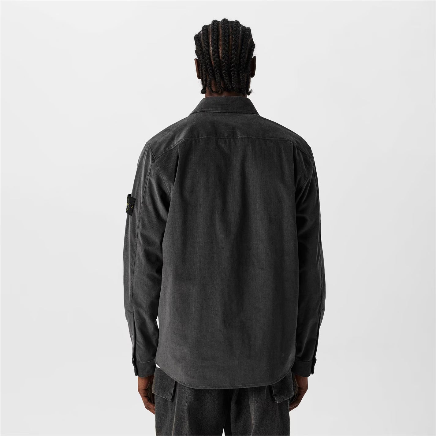 Men's Cord Cotton Long Sleeve Overshirt