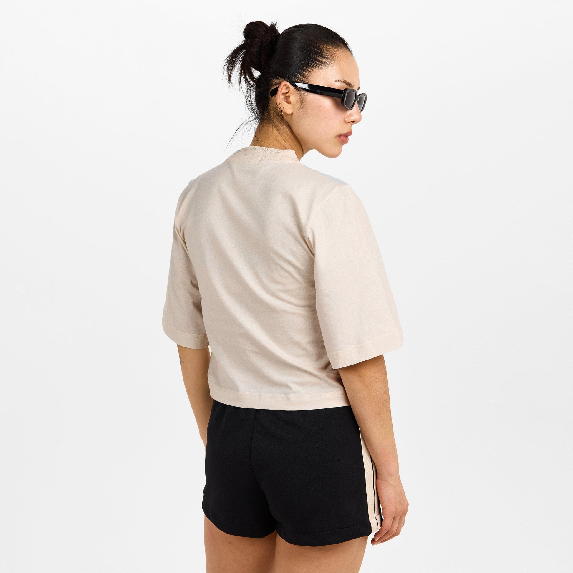 Palm Angels Women's Spray T Cropped Crop Top