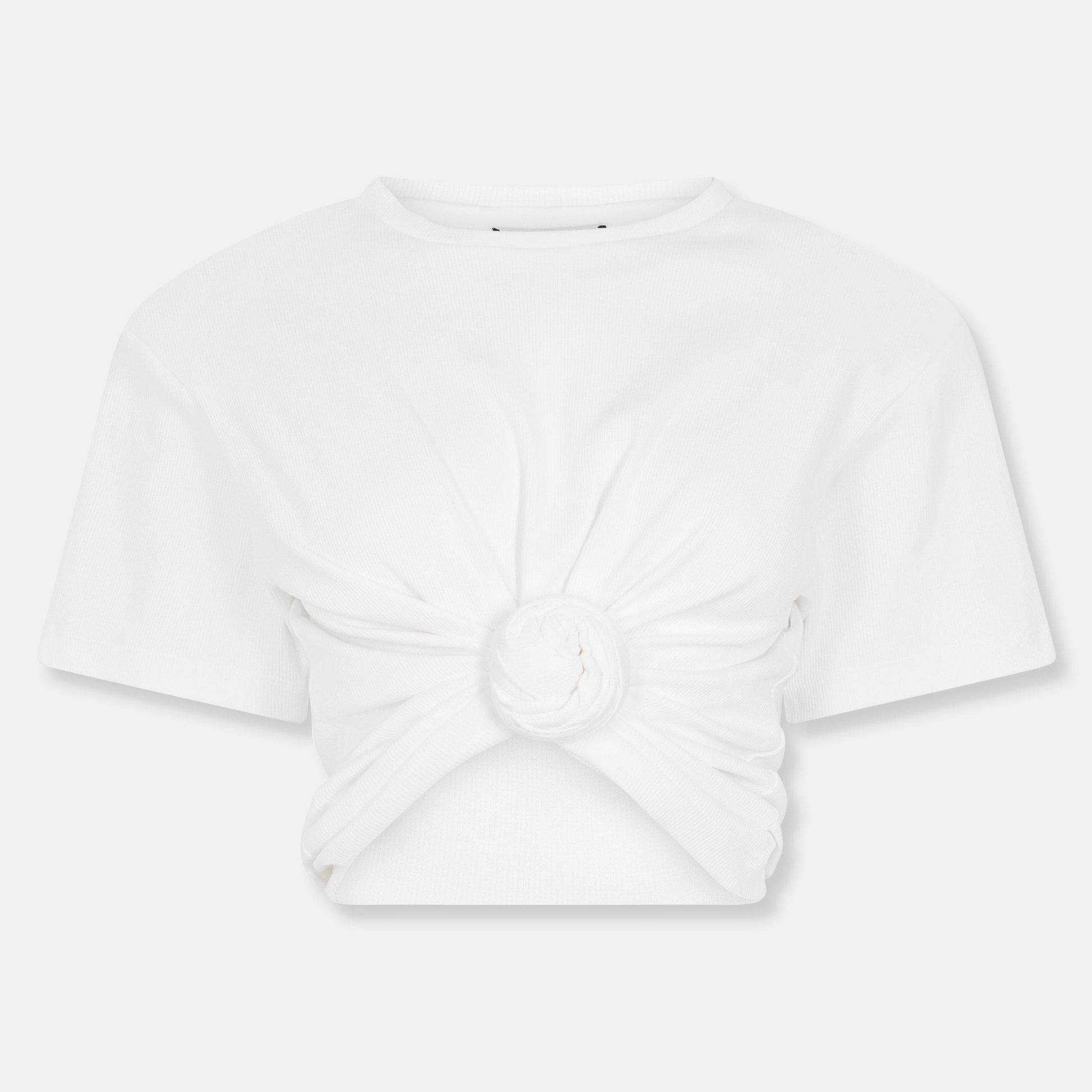 Magda Butrym Women's Knot Cropped Crop Top