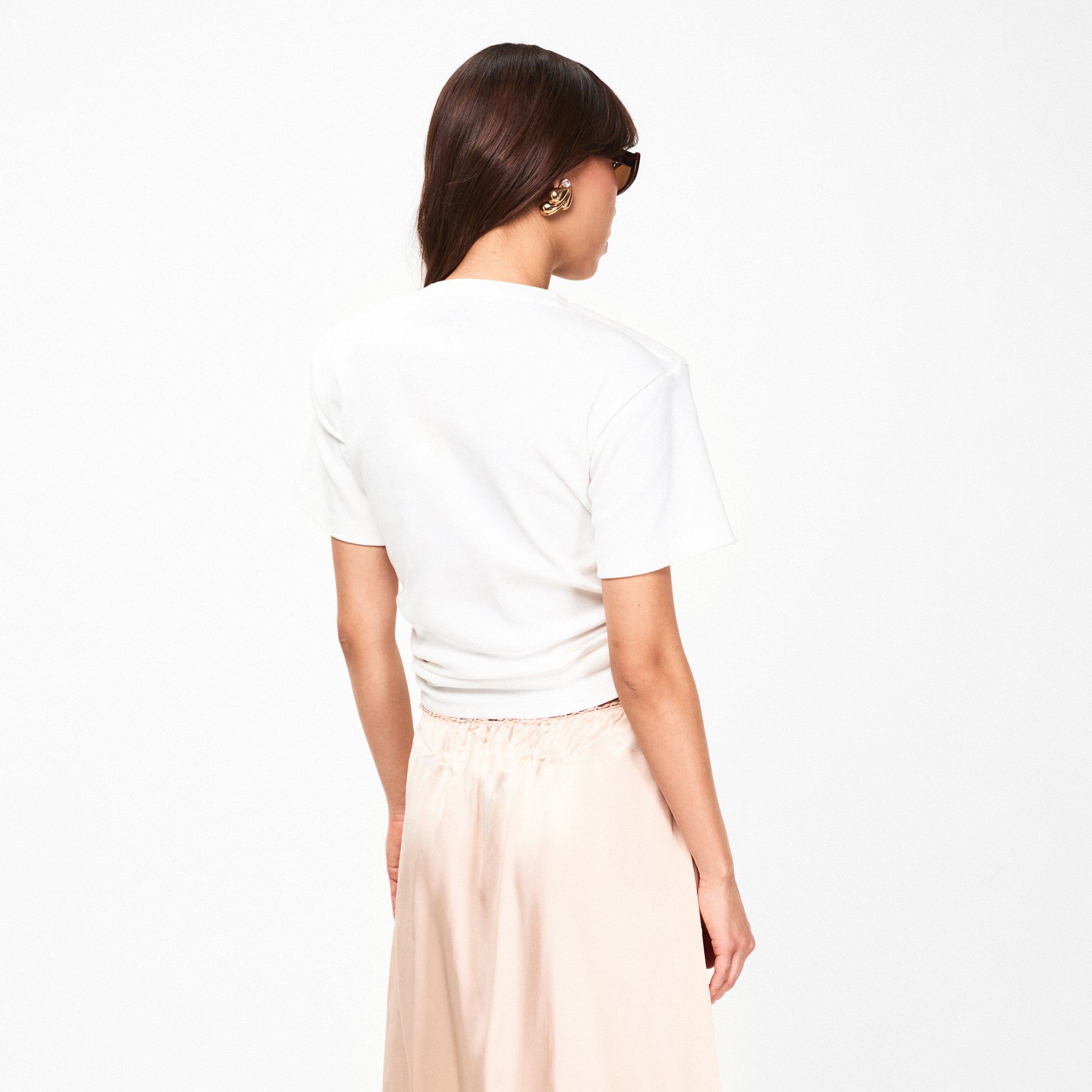 Magda Butrym Women's Knot Cropped Crop Top