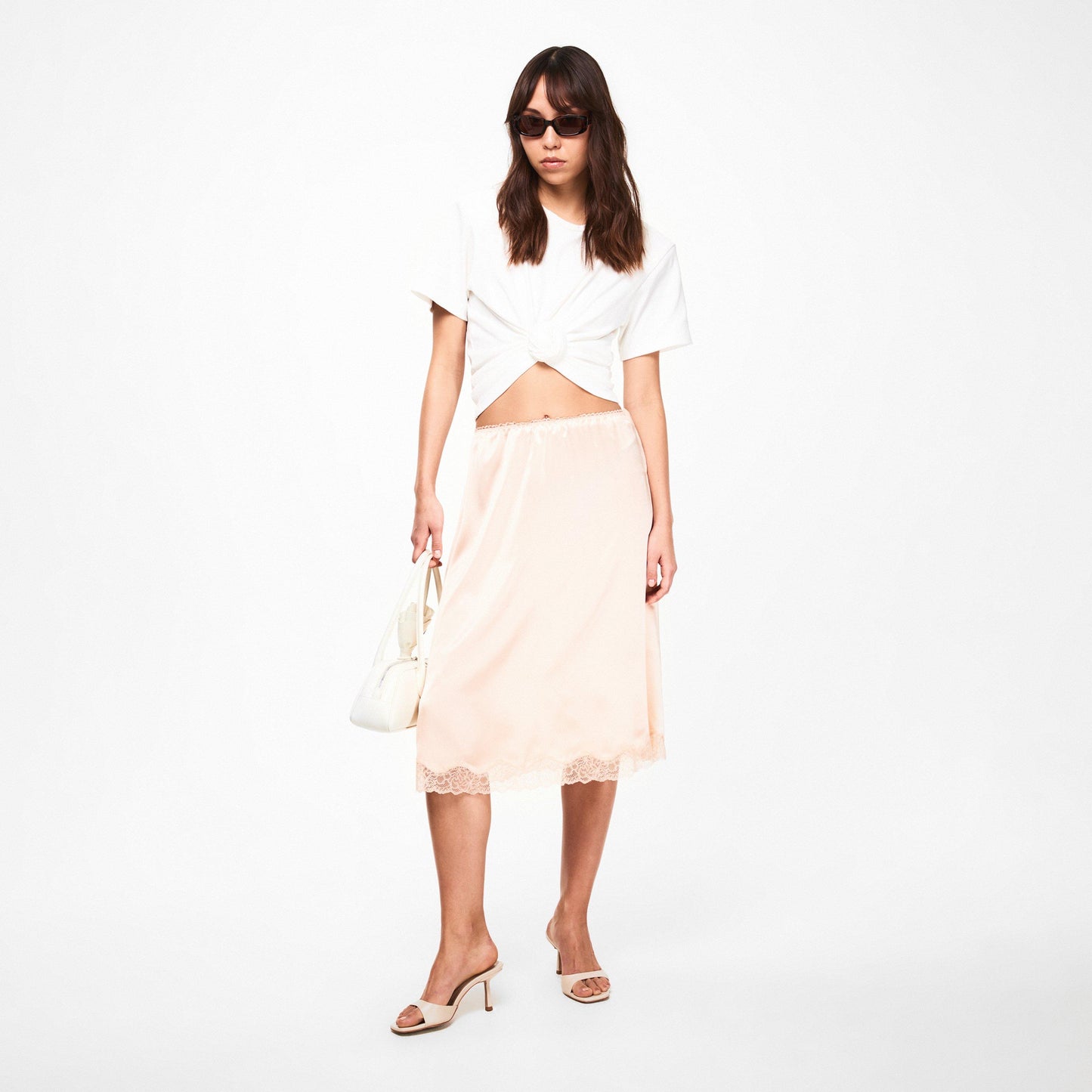 Magda Butrym Women's Knot Cropped Crop Top