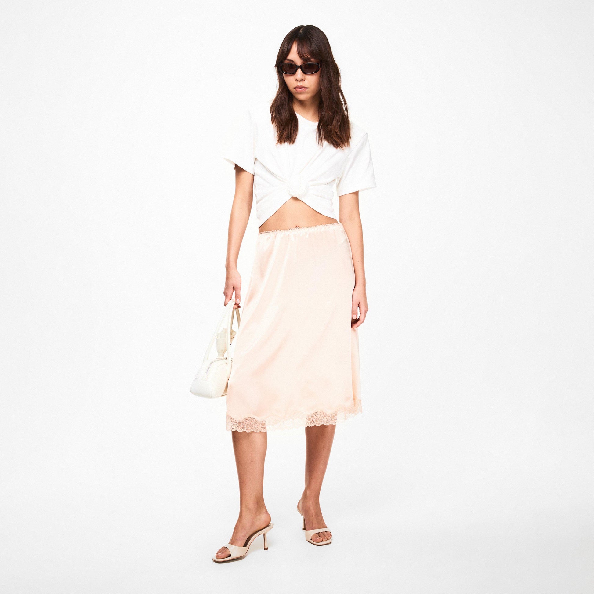 Magda Butrym Women's Knot Cropped Crop Top