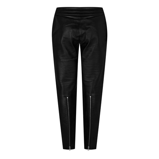 Bottega Veneta Men's Leather/PU Trousers
