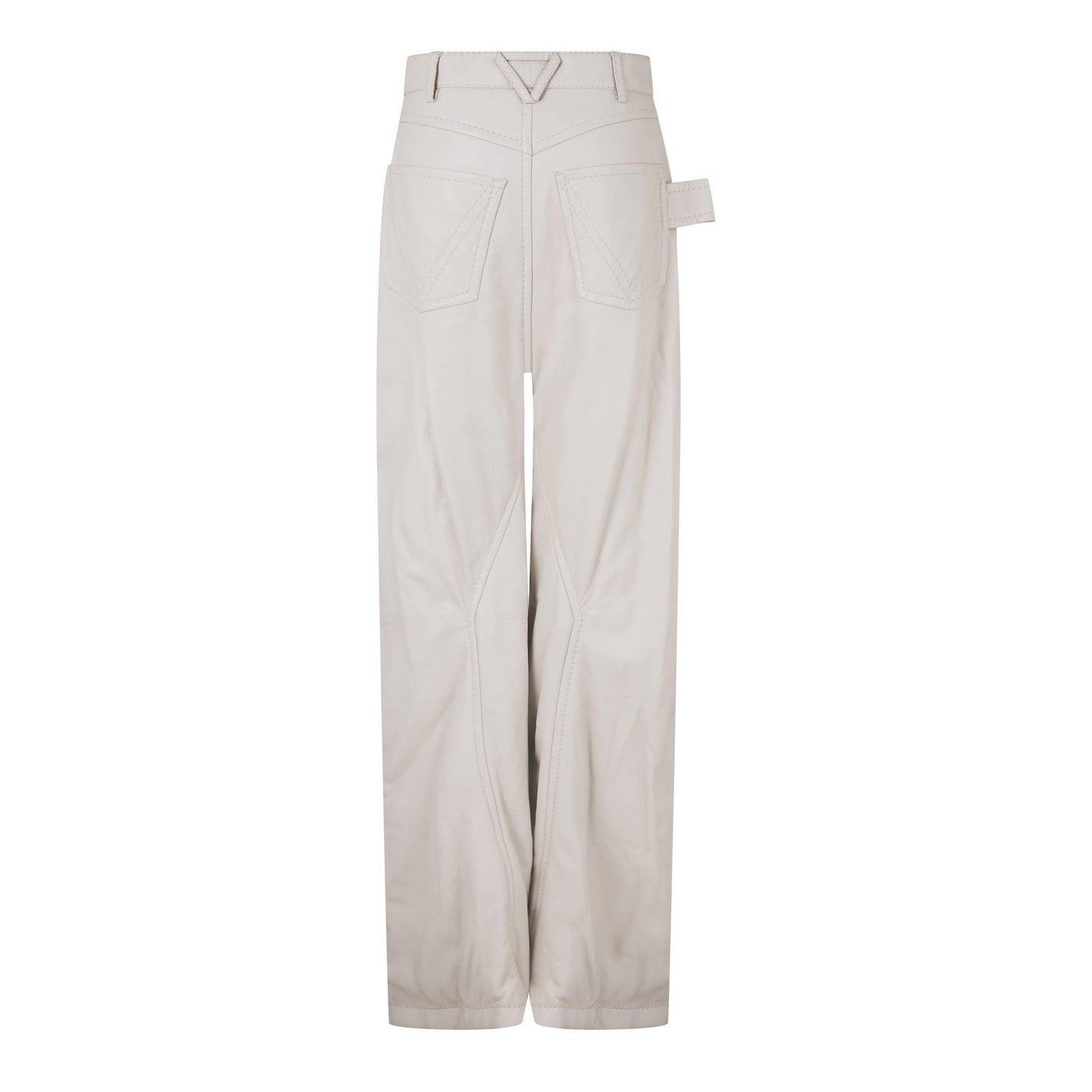 Bottega Veneta Men's Leather/PU Trousers