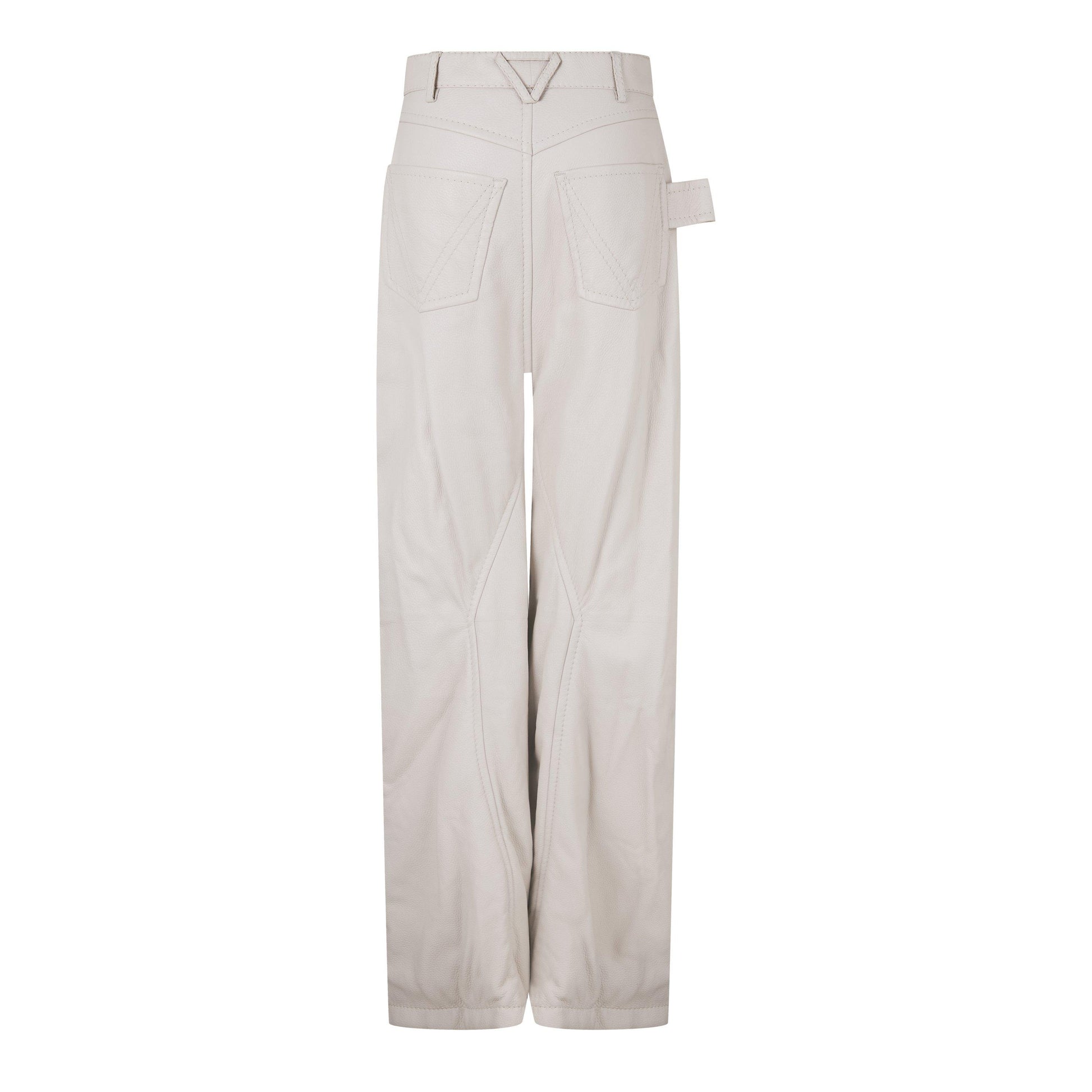 Bottega Veneta Men's Leather/PU Trousers