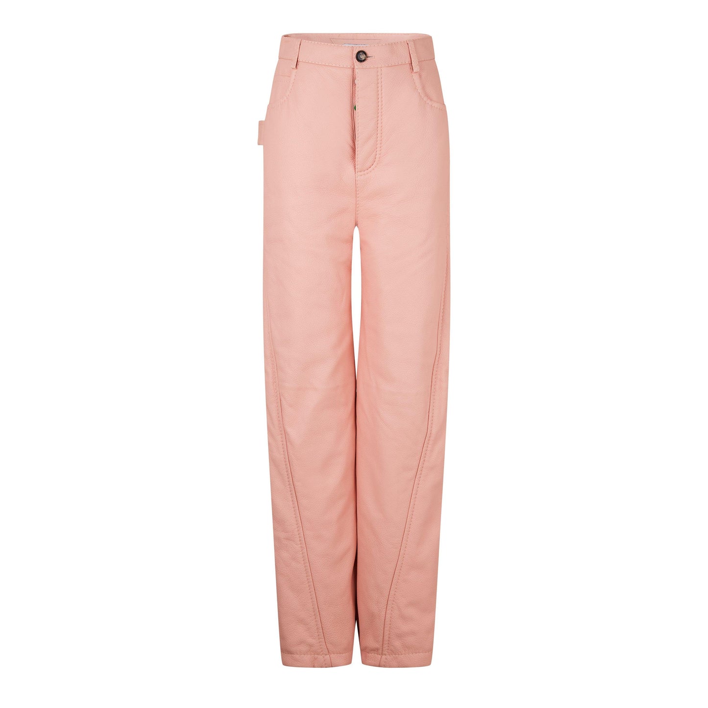 Bottega Veneta Men's Leather/PU Trousers