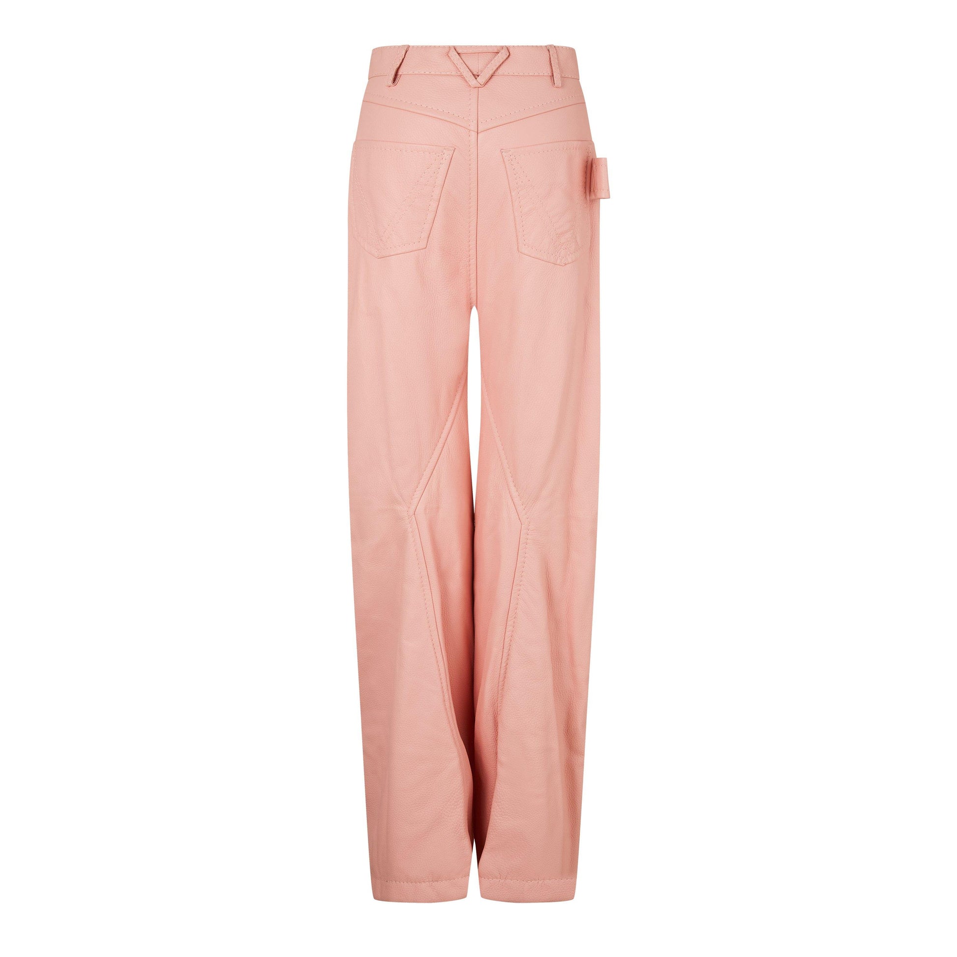 Bottega Veneta Men's Leather/PU Trousers