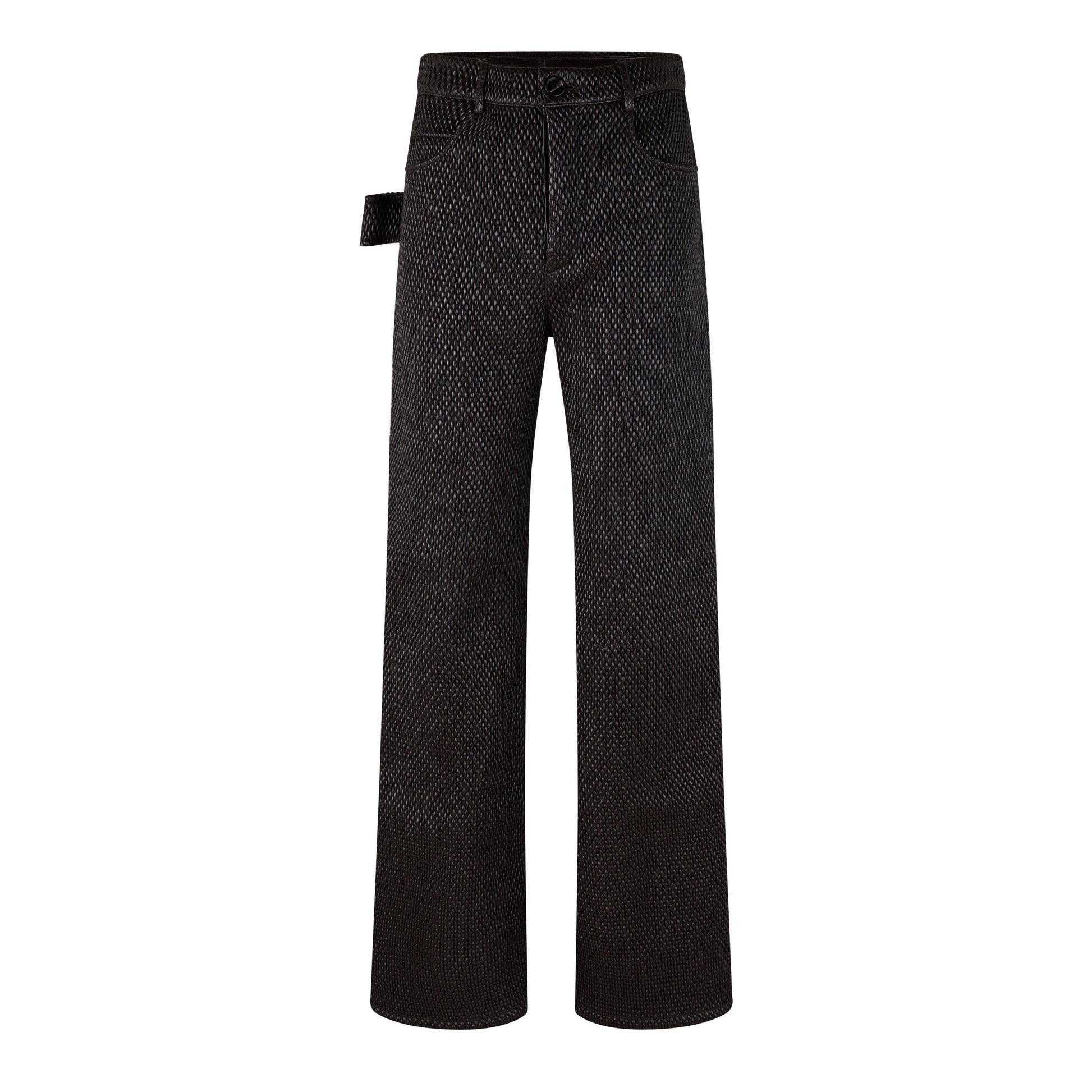 Bottega Veneta Men's Leather Trousers