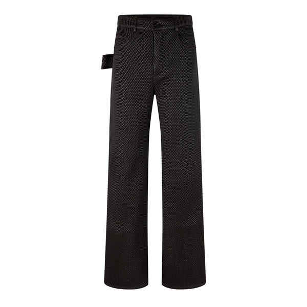 Bottega Veneta Men's Leather Trousers