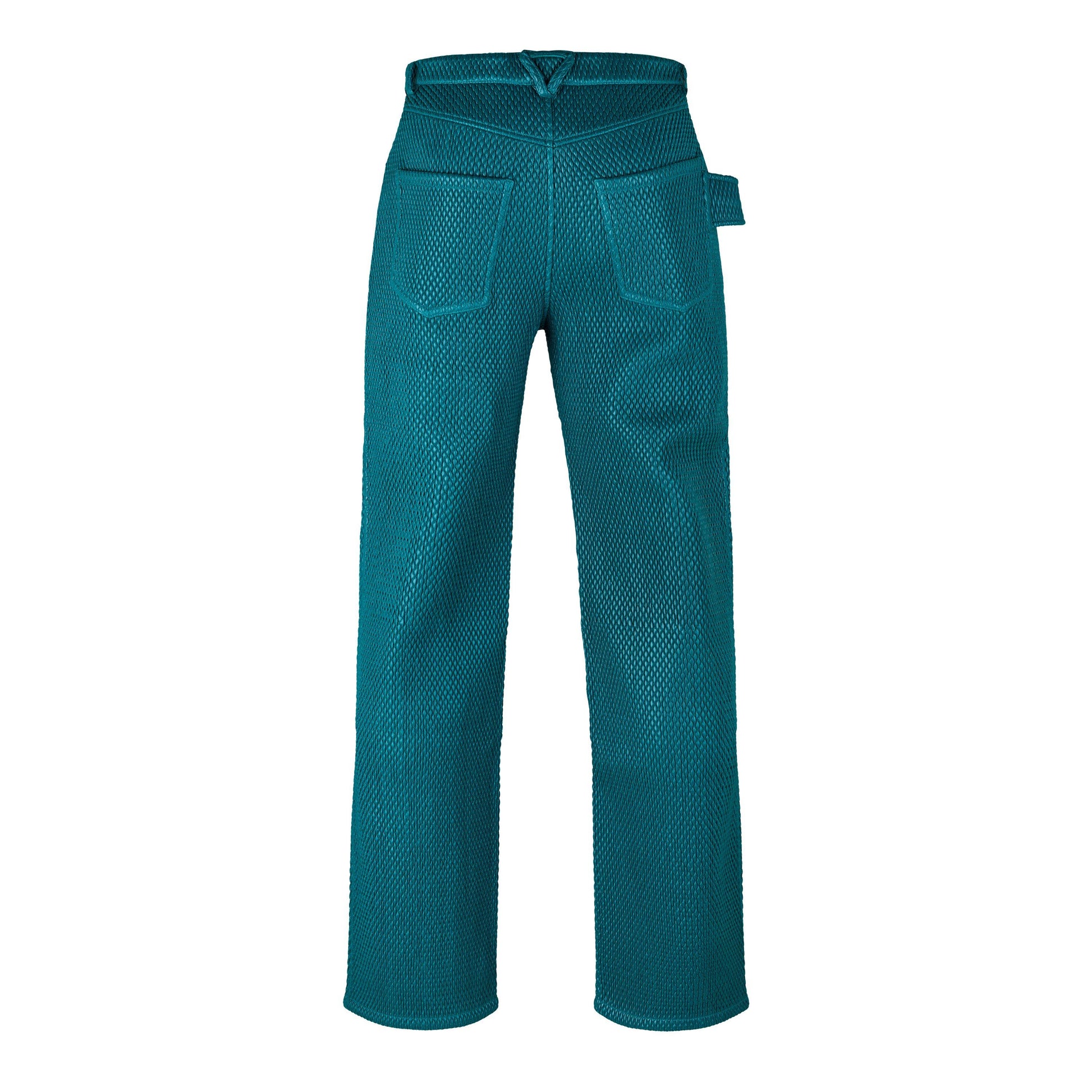 Bottega Veneta Men's Leather/PU Trousers
