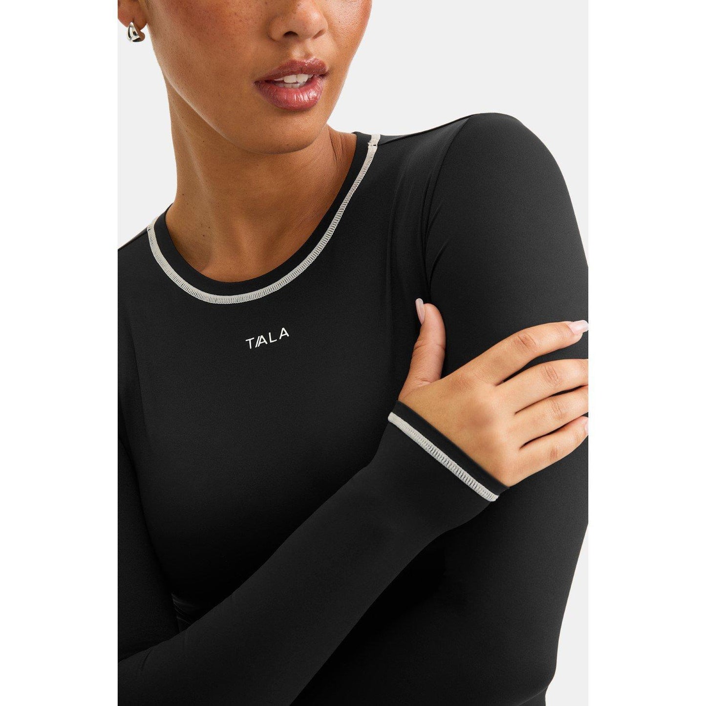 TALA ULTRALITE LS ACTIVE TEE CONTRAST STITCH