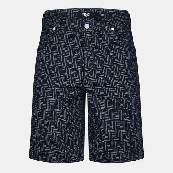 Fendi Men's Tailored Denim Shorts