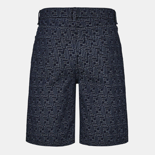 Fendi Men's Tailored Denim Shorts