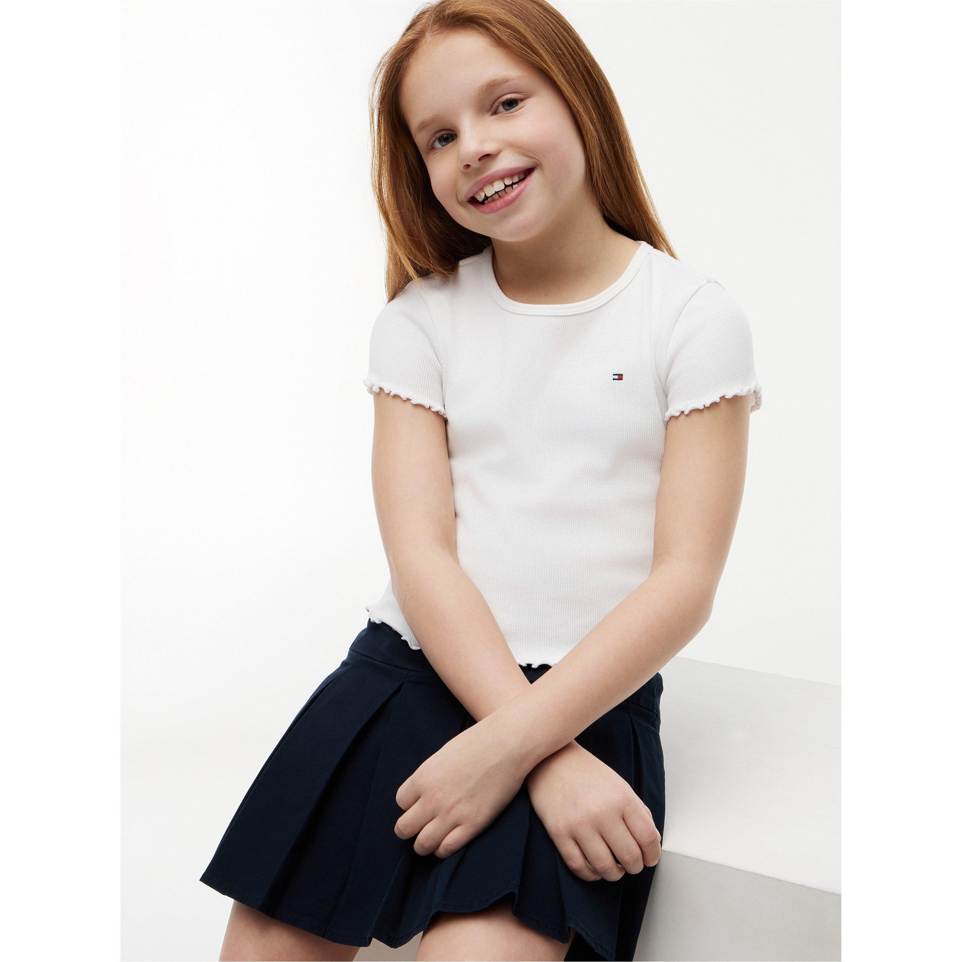 Tommy Hilfiger Essential Rib Top Ss