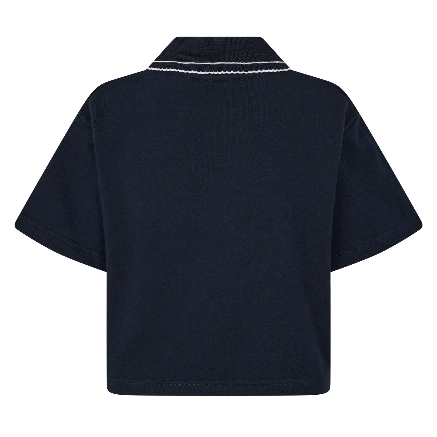 Miu Miu Women's Crop Top Cropped Short Sleeve Polo Shirt
