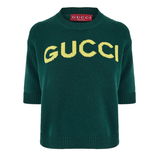 Gucci Women's Knitted Crop Top