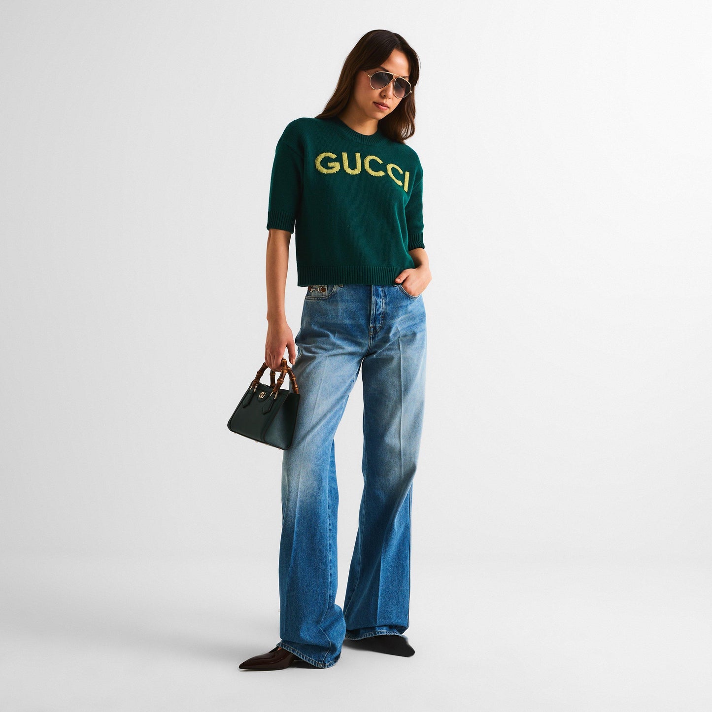 Gucci Women's Knitted Crop Top