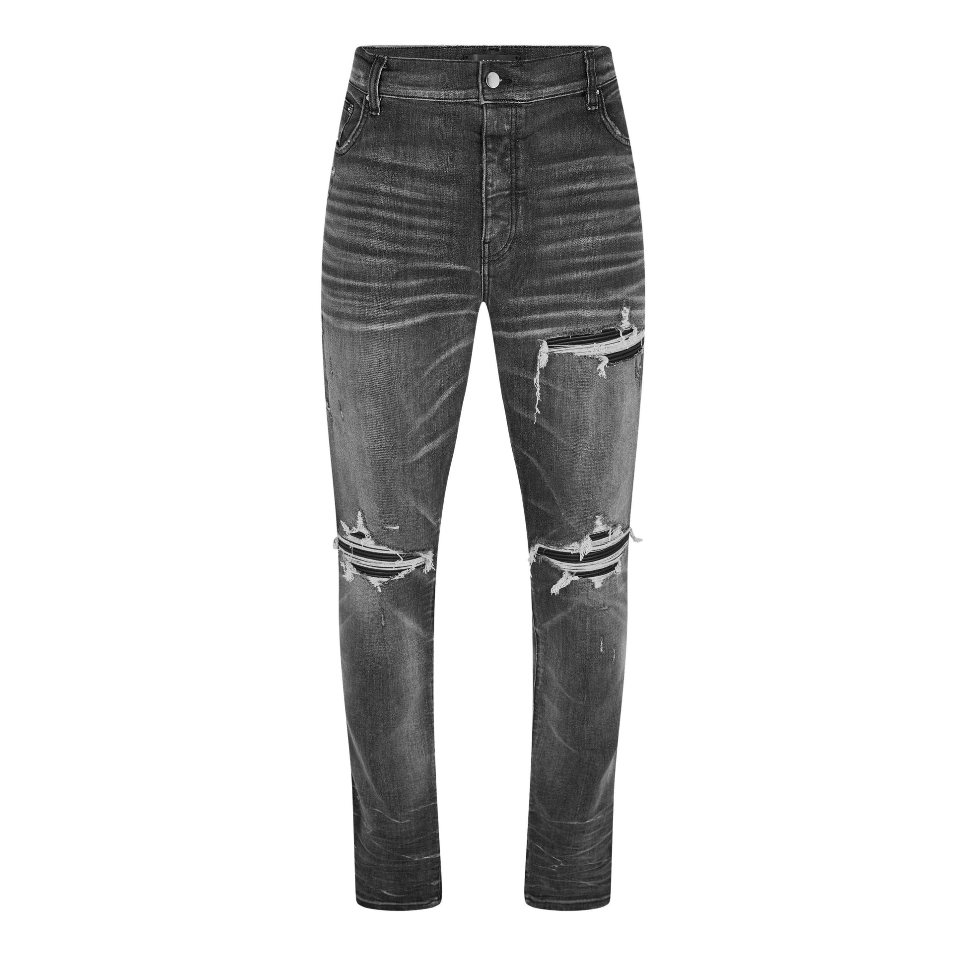 Amiri Men's Leather Slim Fit Jeans
