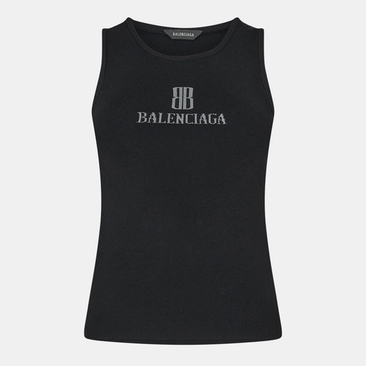 Balenciaga Women's Sleeveless Structured Tank Vest