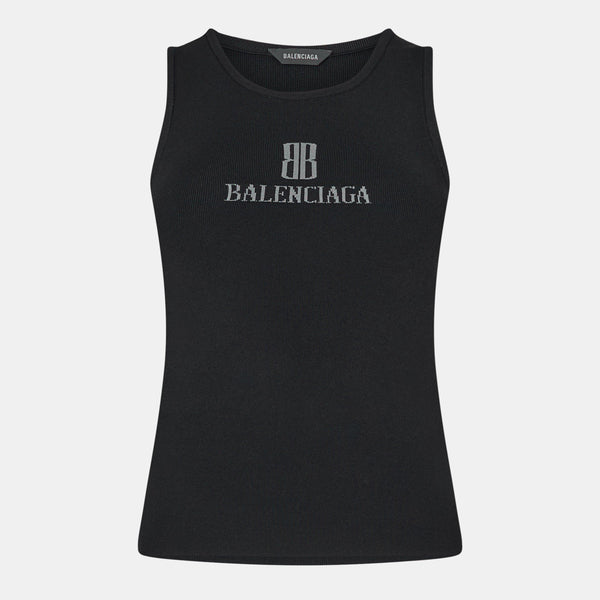 Balenciaga Women's Sleeveless Structured Tank Vest