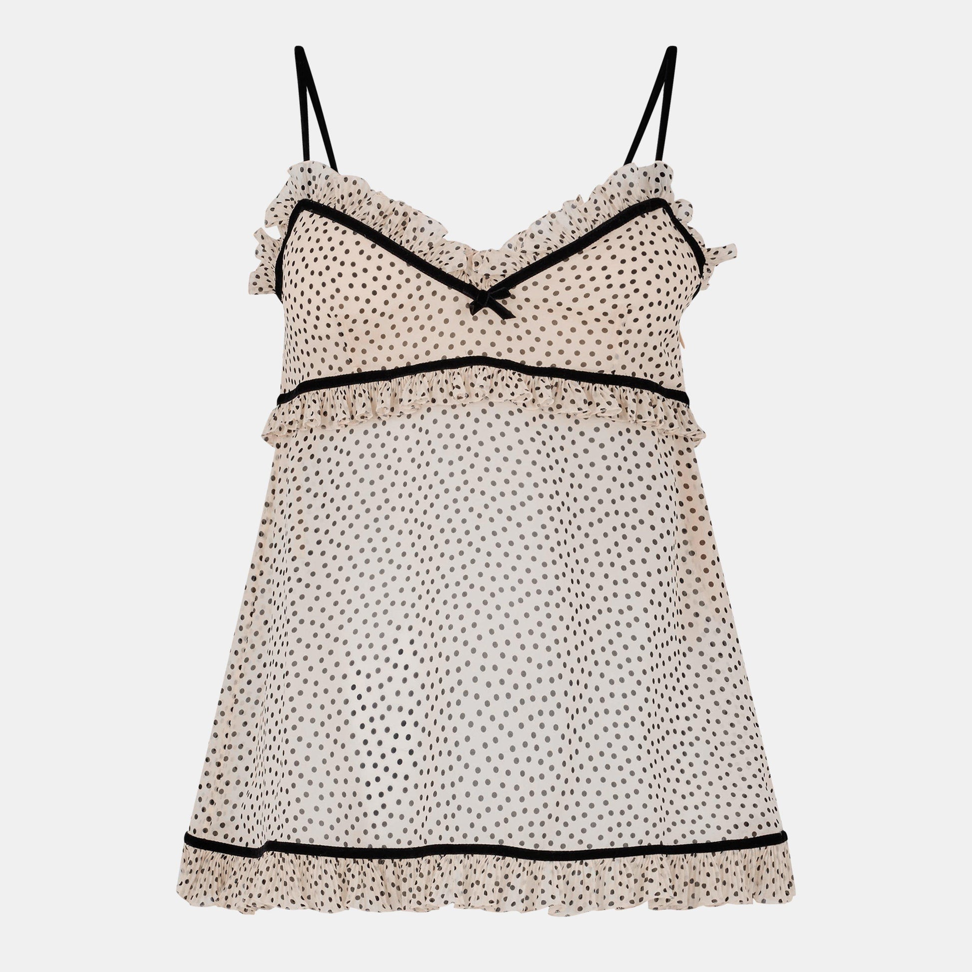 Valentino Women's Polka Dot Sleeveless Cami Top