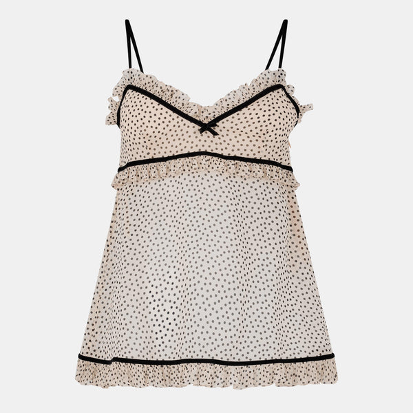 Valentino Women's Polka Dot Sleeveless Cami Top