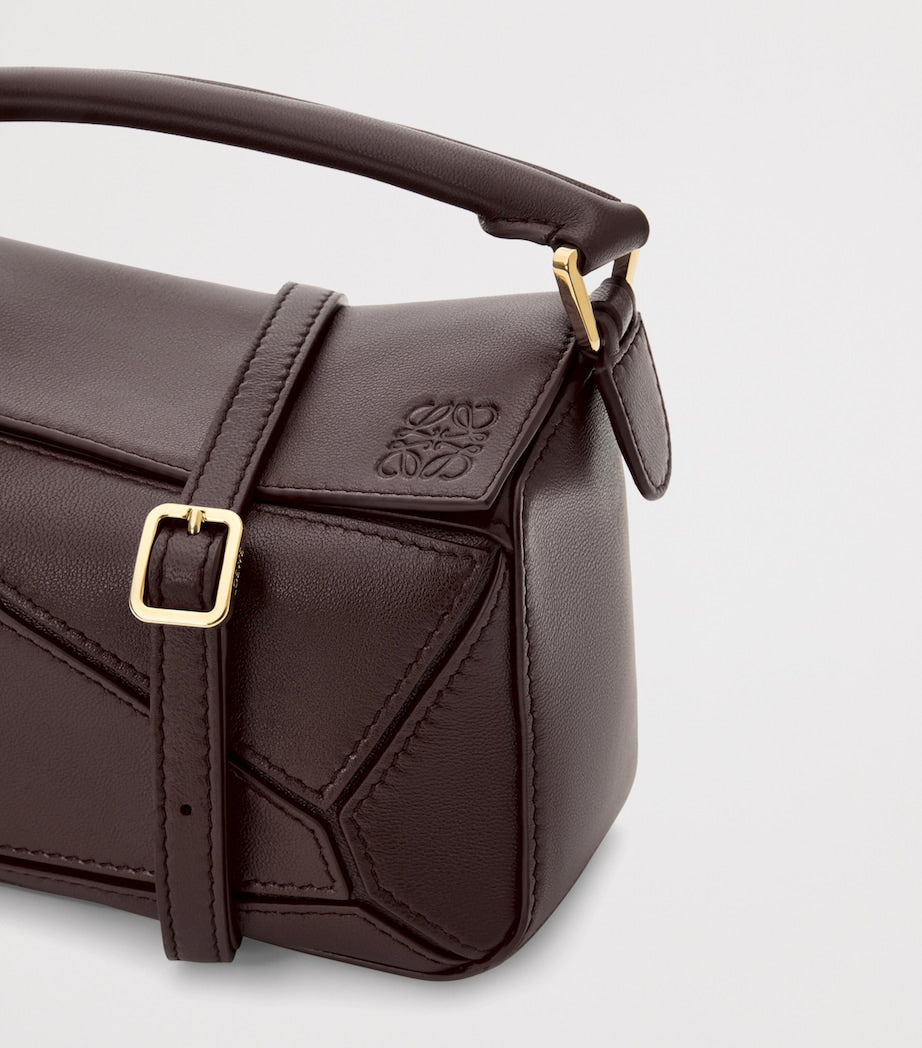 LOEWE Mini Leather Puzzle Top-Handle Bag