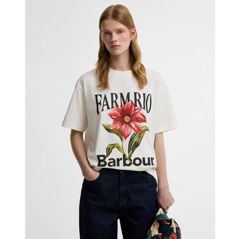 Barbour x Farm Rio Womens T-Shirt