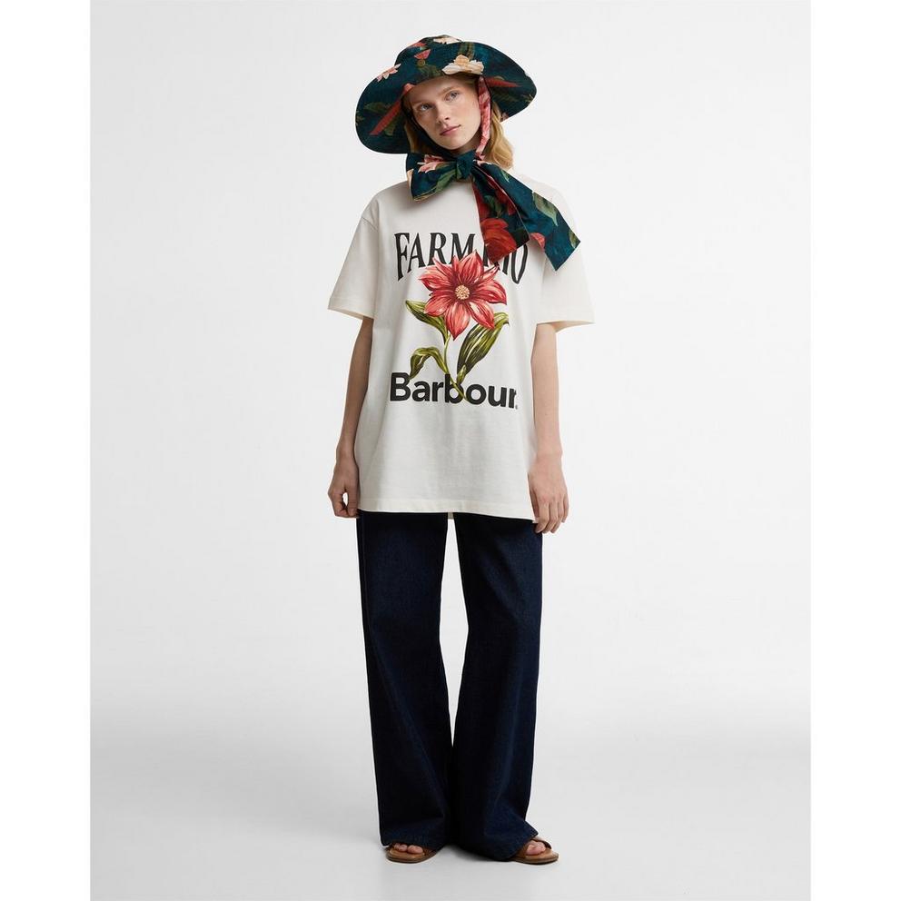 Barbour x Farm Rio Womens T-Shirt