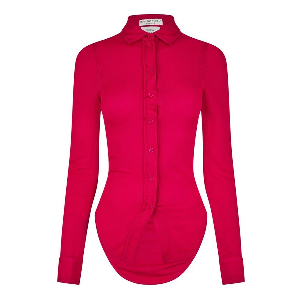 Bottega Veneta Women's Plain Short-Sleeve Shirt