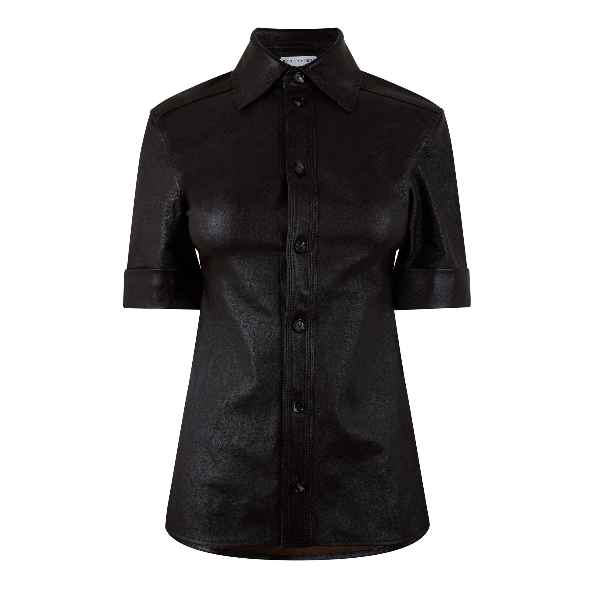 Bottega Veneta Women's Short Sleeve Plain Shirt