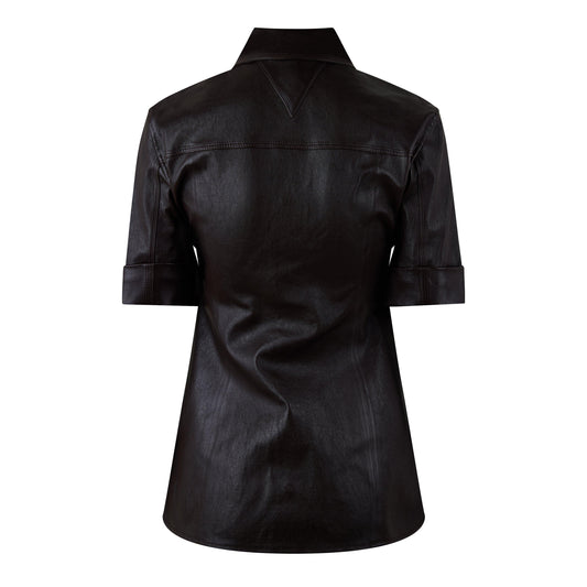 Bottega Veneta Women's Short Sleeve Plain Shirt