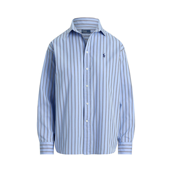 Polo Ralph Lauren Women's Stripe Long Sleeve Oxford Shirt