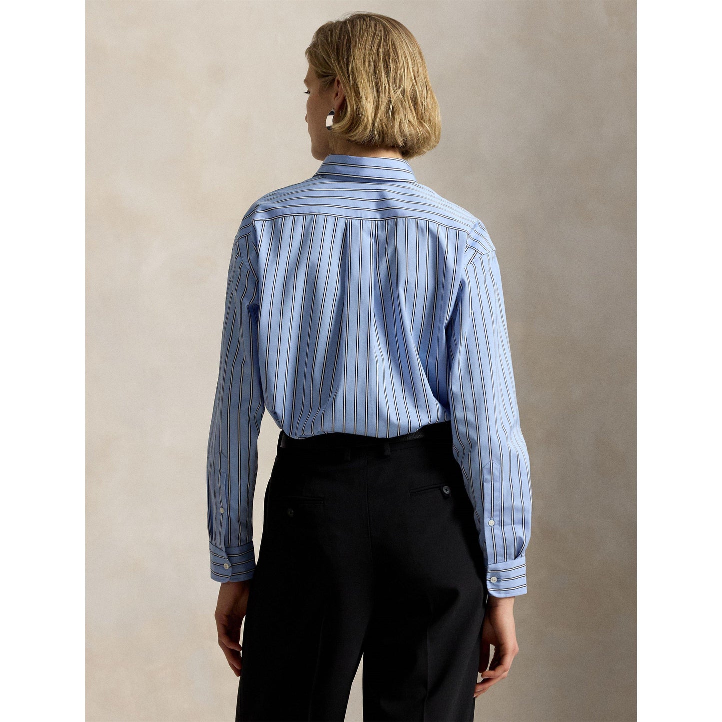 Polo Ralph Lauren Women's Stripe Long Sleeve Oxford Shirt