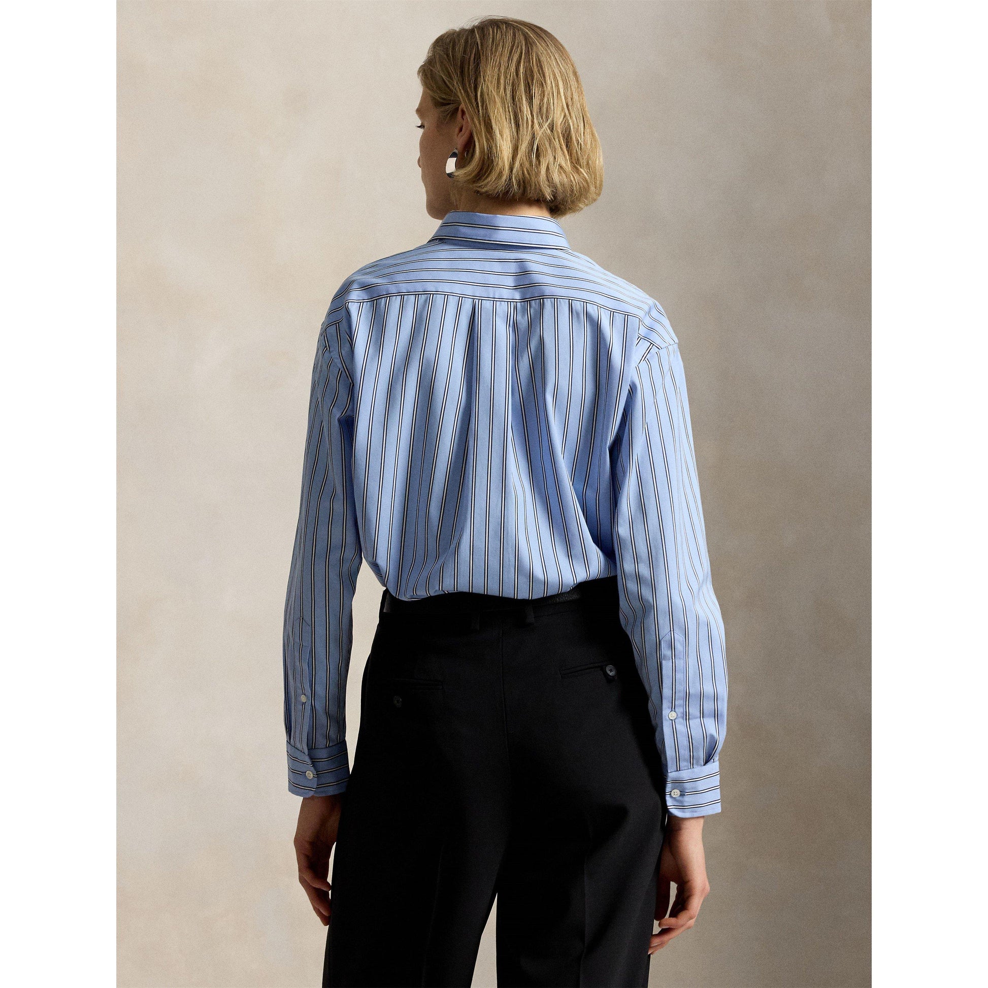 Polo Ralph Lauren Women's Stripe Long Sleeve Oxford Shirt