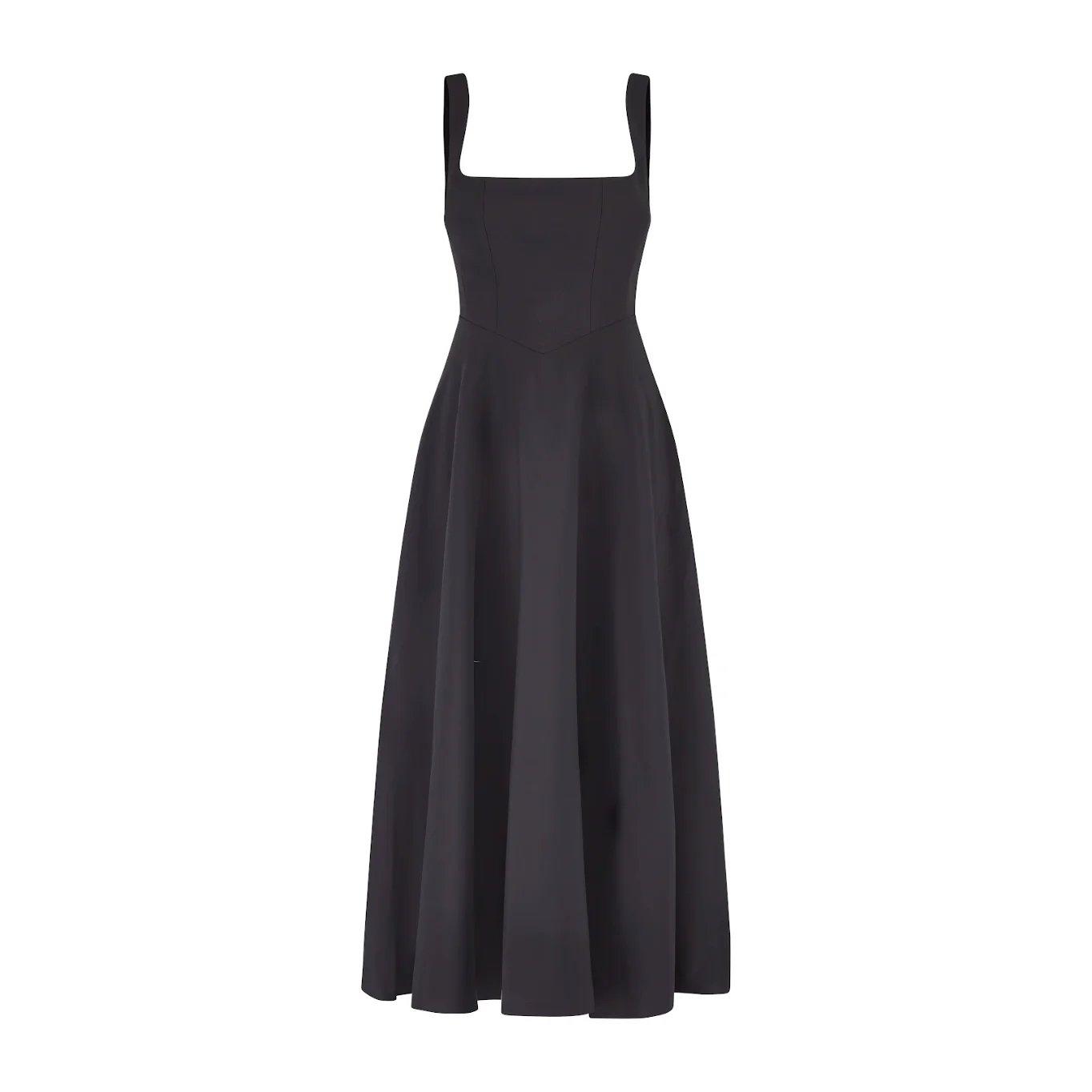 Odd Muse The Ultimate Muse High Waist Square Neck Midi Dress