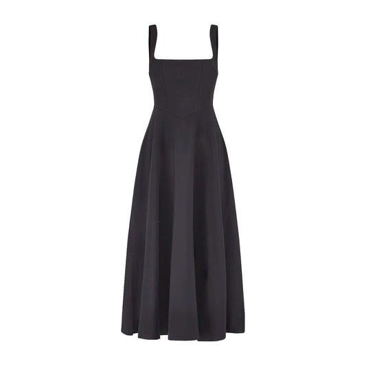 Odd Muse The Ultimate Muse High Waist Square Neck Midi Dress