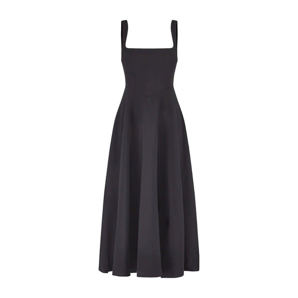 Odd Muse The Ultimate Muse High Waist Square Neck Midi Dress
